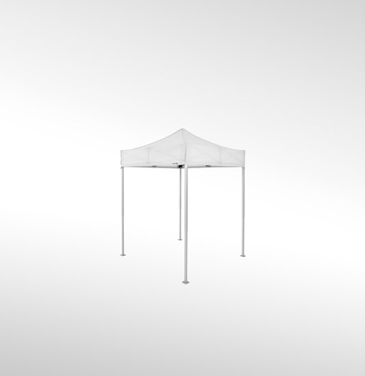 Folding gazebo 2x2 m in the colour white.